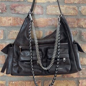 Samo Ondoh large pocket mug Brown Women's Bag